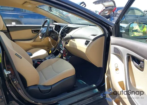 2013 Hyundai Elantra Gls/Limited из США, поврежденный, VIN KMHDH4AE2DU925904